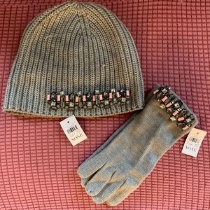 Ann Taylor Hat and Gloves